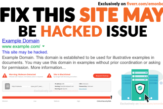 fix this site maybe hacked appear on google search