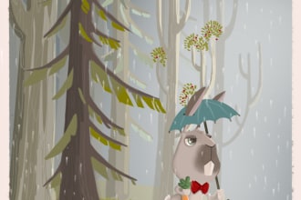 do a childrens book illustration