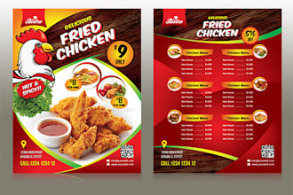 design a professional flyer for advertisement