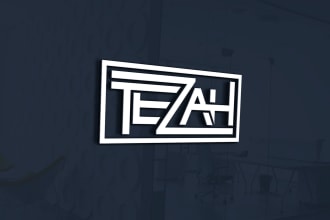 design modern minimalist dj music or business logo
