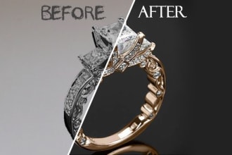 do a jewelry retouching and editing, amazon product pic edit