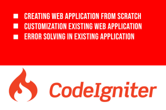 develop or customize codeigniter application