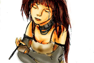 draw and color for you anything youd like