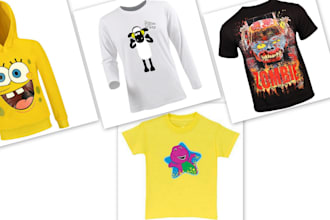 do model and best t shirt designs within 24hrs