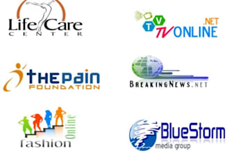 design 8 high quality logos for your websites and Business