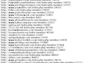 550 Angela Paul Type Profile Links with Anchor Text and Home page PR 1 and Above