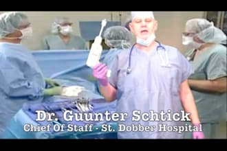 record a custom video from the operating room at the hospital