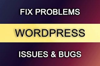 fix wordpress website issues