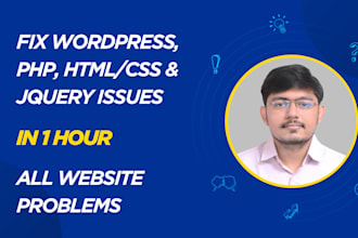 fix wordpress issues, fix wordpress website