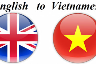 translate english to vietnamese within 24 hours
