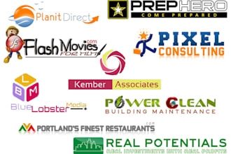 design minimum 5 logos