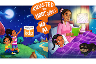 draw african american children book illustration