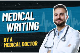 do medical writing and health writing for medical articles and health blog posts