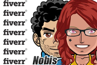 recreate you and create a phenomenal cartoon manga in high quality vector