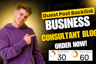publish business consultant blog article for premium guest post backlinks