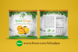 create custom designed product labels and packaging
