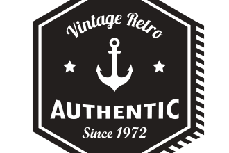 design retro, vintage or badge logo