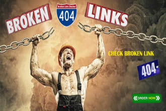 deeply check your website broken link