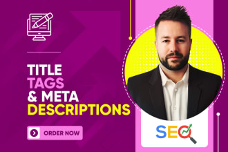 write title tags or meta descriptions for your website