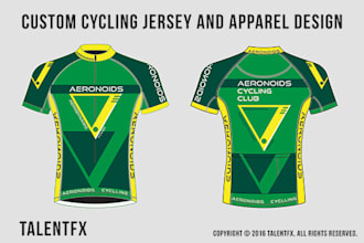design stylish cycling jersey and apparels