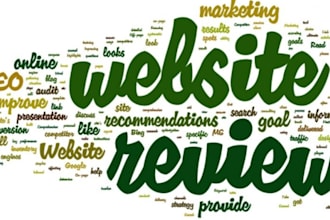 review your website/blog and give honest feedback and recommendations