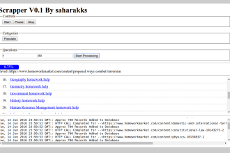 scrap data from website