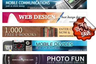 design a banner or header for just