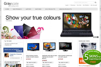 make a E commerce website with automatic invoice system, complete Shopping cart