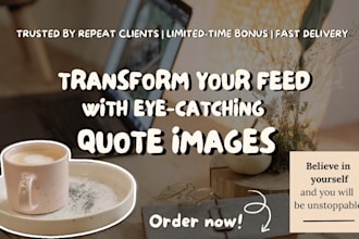 design custom motivational picture quotes for social media