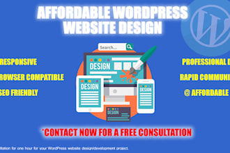 design affordable wordpress website