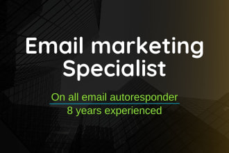 work as your email marketing assistant