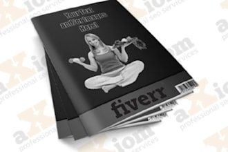 create a custom magazine cover image with your website, text and/or images