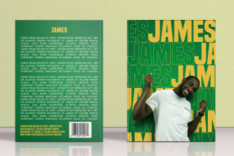 professional book cover design or kindle cover design