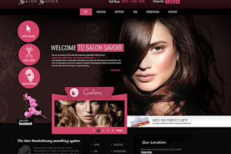 design professional website layouts according order