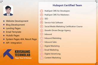 hubspot certified  designer to help your business grow