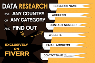 do data research find out for you contact, mail, website, fax etc
