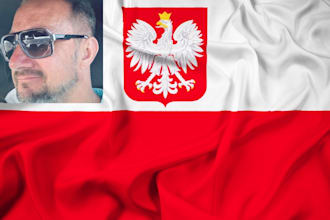 record a professional polish male voice for any multimedia