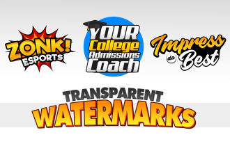 create a transparent youtube watermark for you