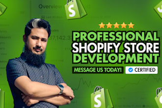 design or revamp shopify website, ecommerce online store