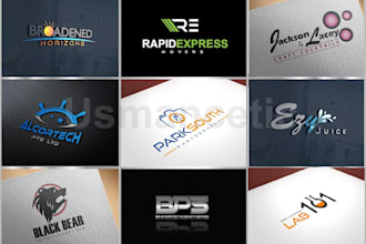 create HQ unique business logo
