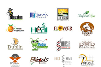 design 6 vectorized logos that looks great