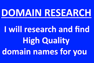 find catchy unregistered domain names