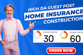 publish home insurance construction article with high da guest post backlink