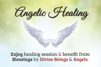 do angel healing for inner peace, good health and success