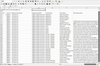 do data entry work up to 100 rows and 3 columns or total up to 300 cells in Microsoft Excel
