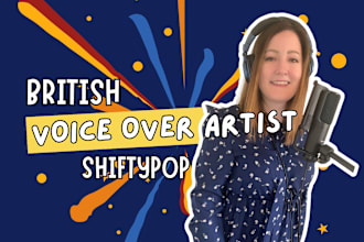 record a corporate british english female voice over