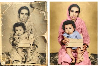 restore your old damaged photo professionally
