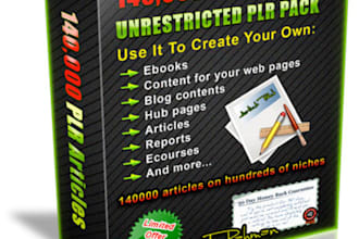 give you 140,000 PLR Articles