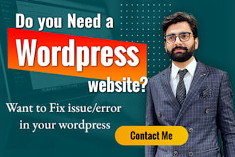 develop a professional wordpress website using elementor and genesis