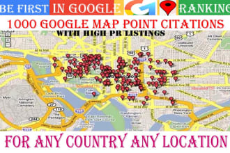 google map citations, local SEO for website and gmb ranking